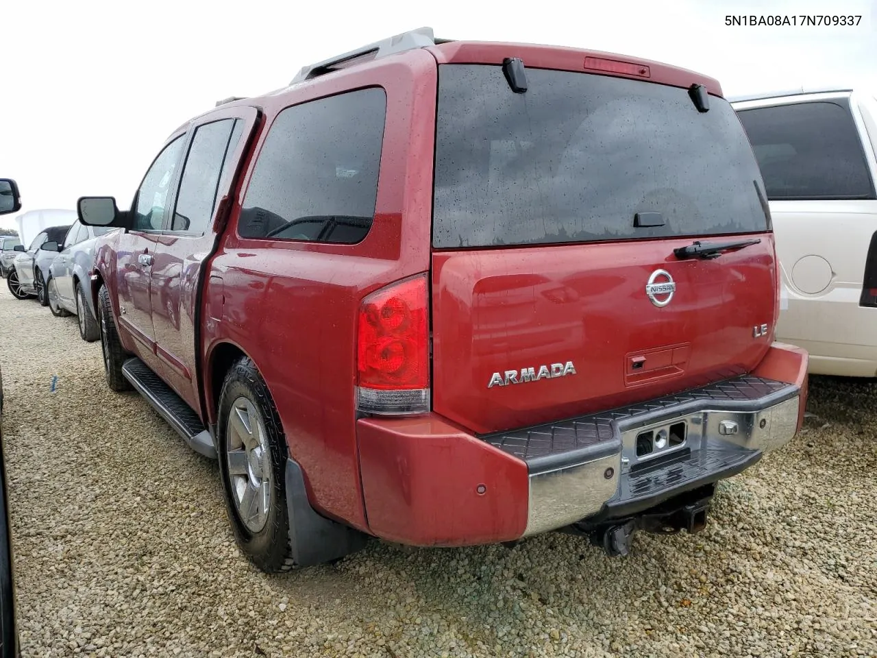 2007 Nissan Armada Se VIN: 5N1BA08A17N709337 Lot: 74189854