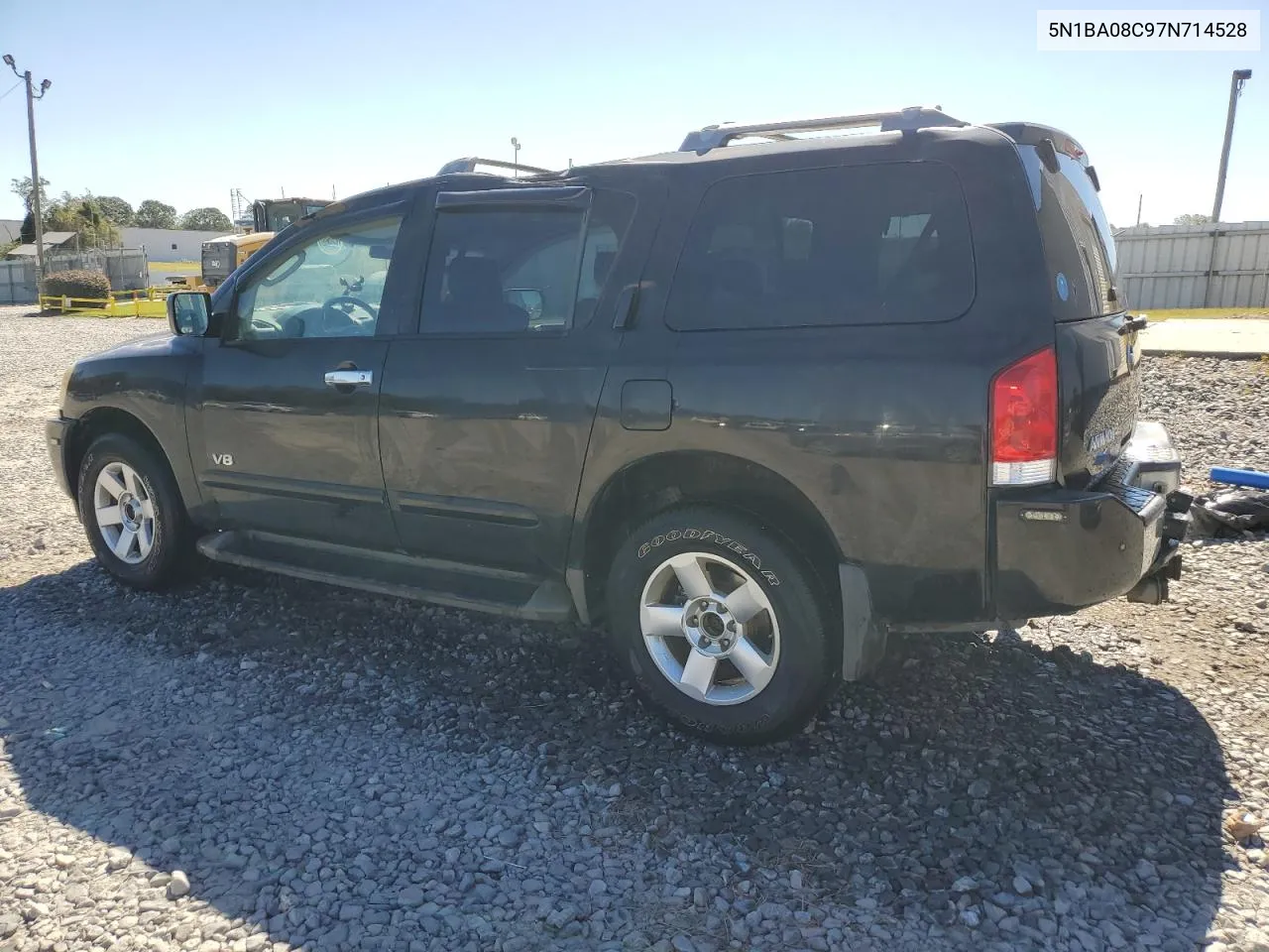 2007 Nissan Armada Se VIN: 5N1BA08C97N714528 Lot: 75826004