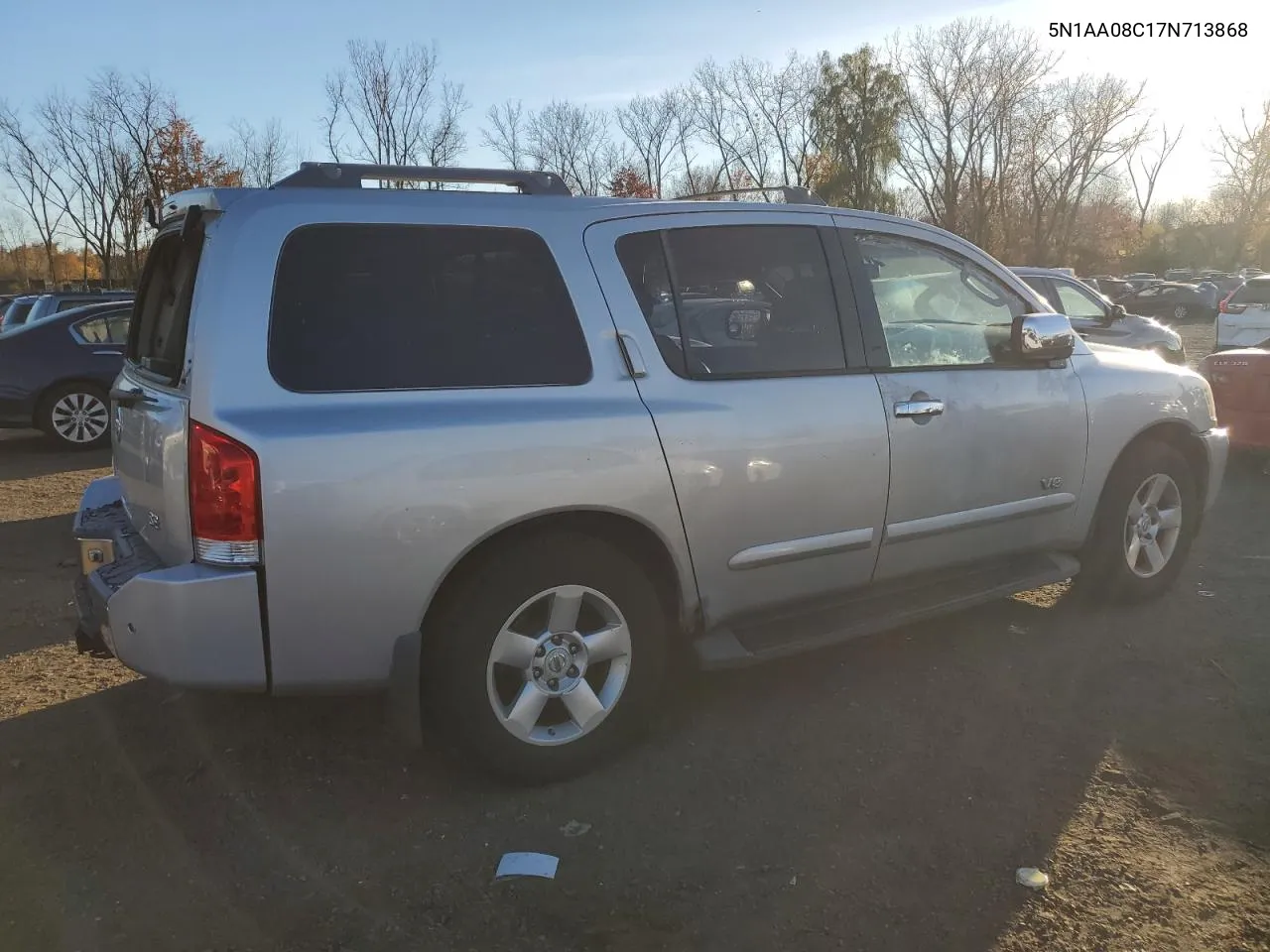 2007 Nissan Armada Se VIN: 5N1AA08C17N713868 Lot: 77173854