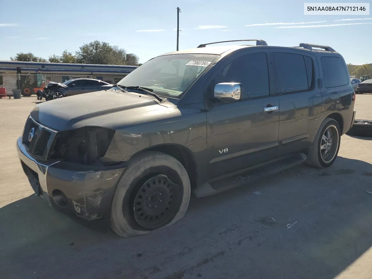 2007 Nissan Armada Se VIN: 5N1AA08A47N712146 Lot: 77860704