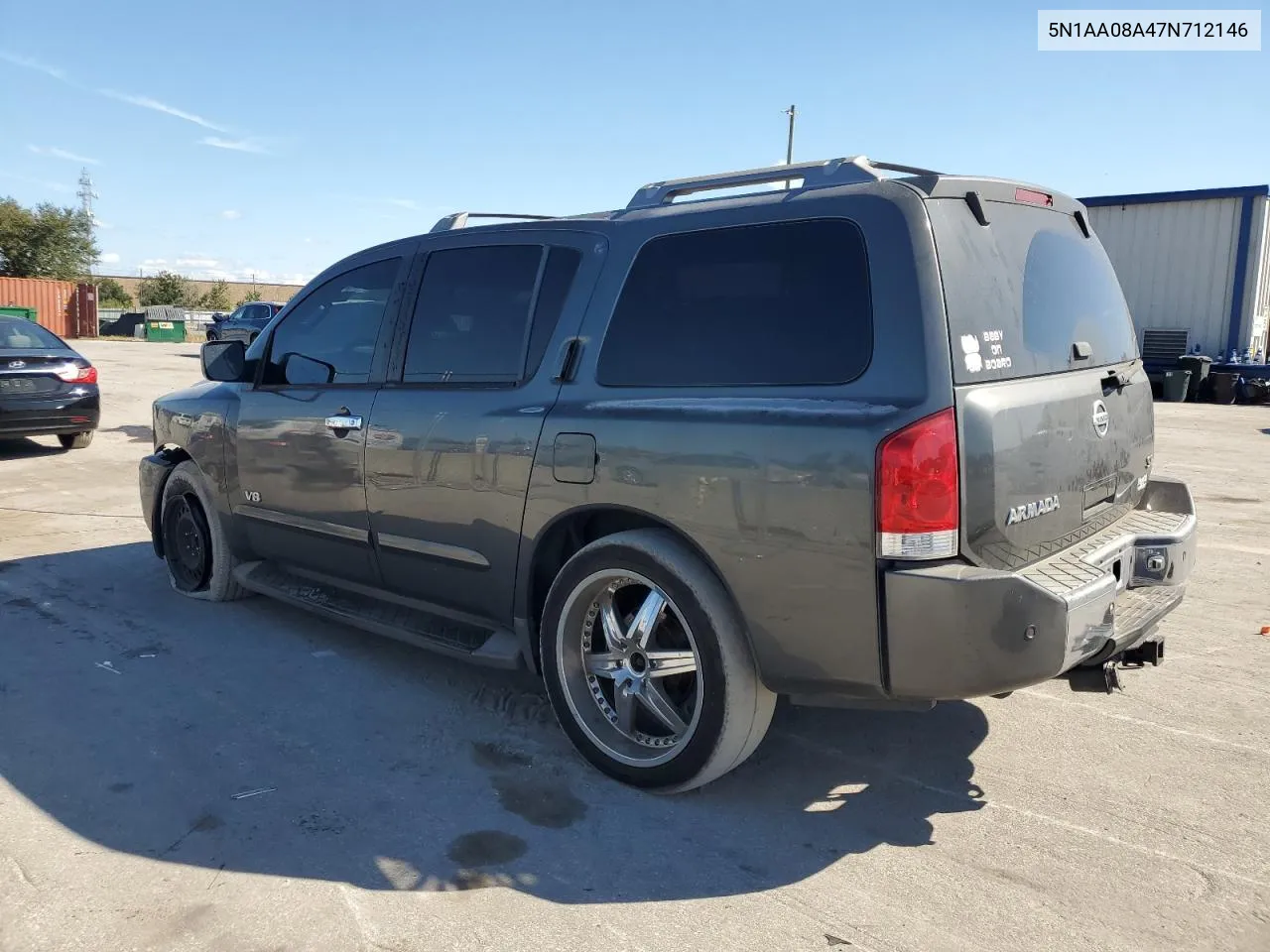 2007 Nissan Armada Se VIN: 5N1AA08A47N712146 Lot: 77860704