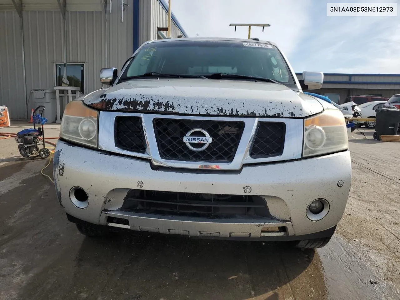 2008 Nissan Armada Se VIN: 5N1AA08D58N612973 Lot: 48677944