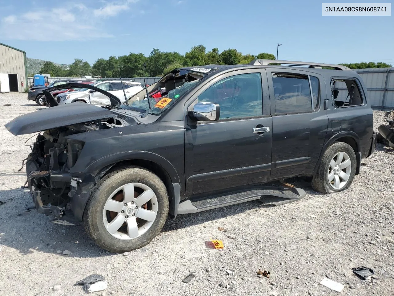 2008 Nissan Armada Se VIN: 5N1AA08C98N608741 Lot: 66295024