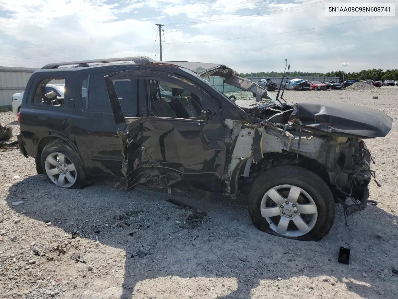 2008 Nissan Armada Se VIN: 5N1AA08C98N608741 Lot: 66295024