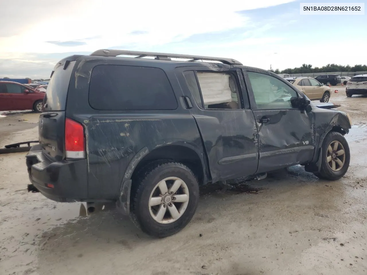 2008 Nissan Armada Se VIN: 5N1BA08D28N621652 Lot: 69631454