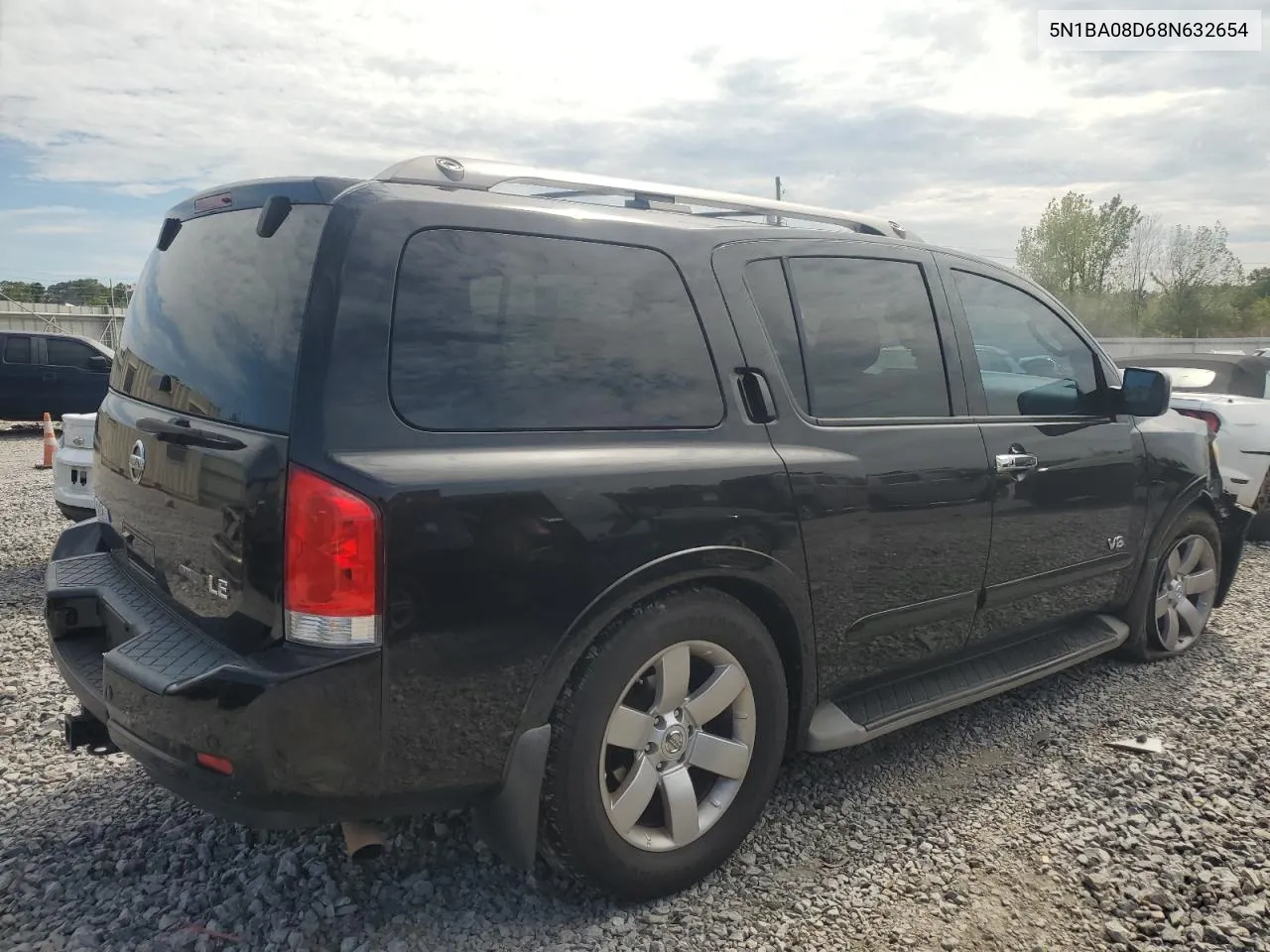 2008 Nissan Armada Se VIN: 5N1BA08D68N632654 Lot: 69770944