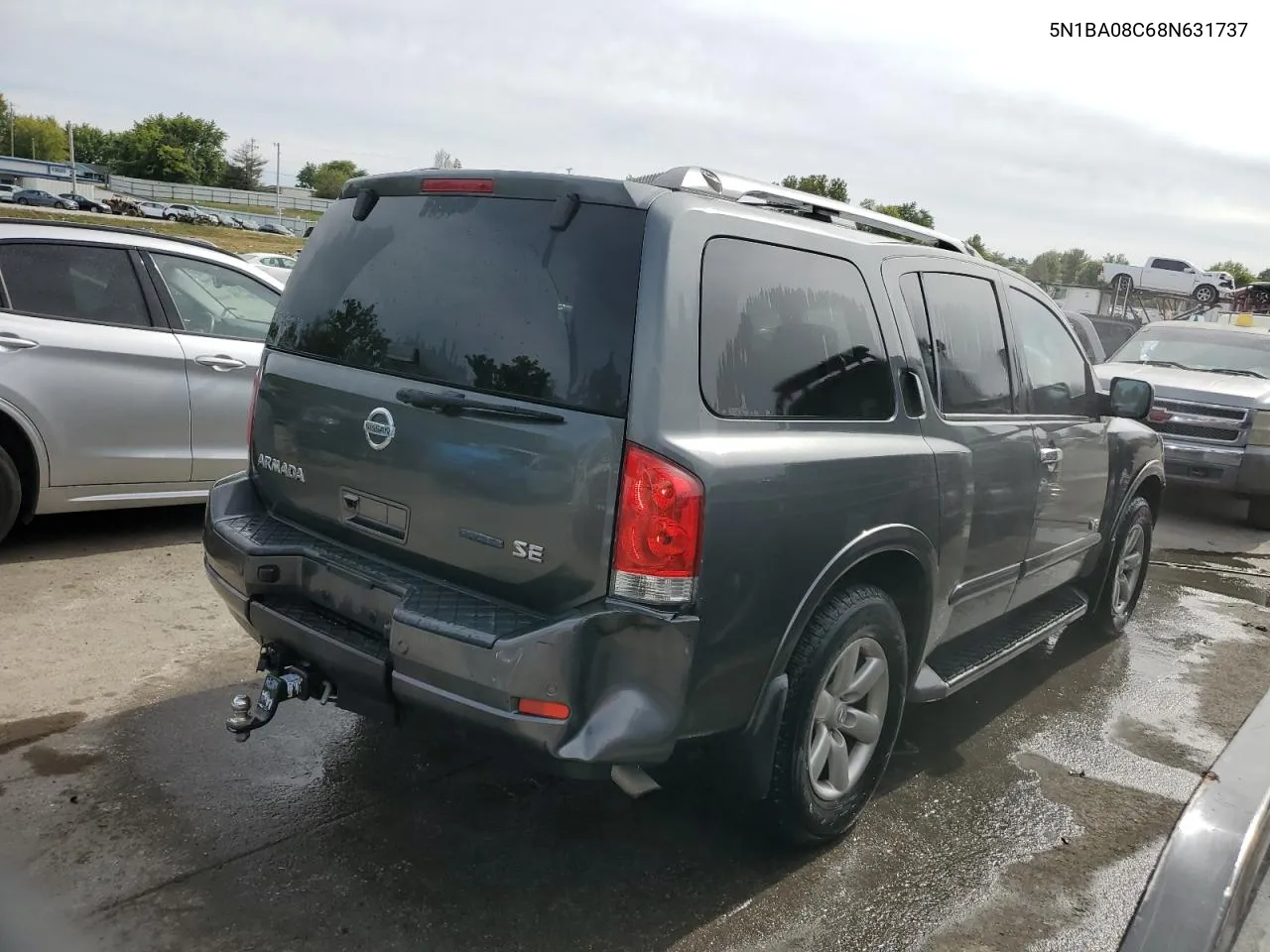 2008 Nissan Armada Se VIN: 5N1BA08C68N631737 Lot: 70012224