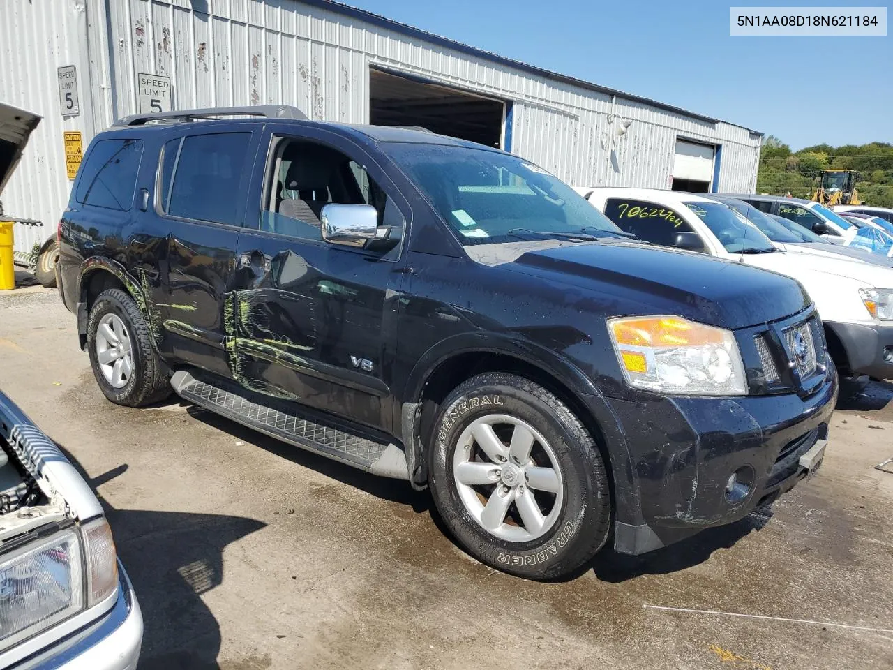 2008 Nissan Armada Se VIN: 5N1AA08D18N621184 Lot: 70275004