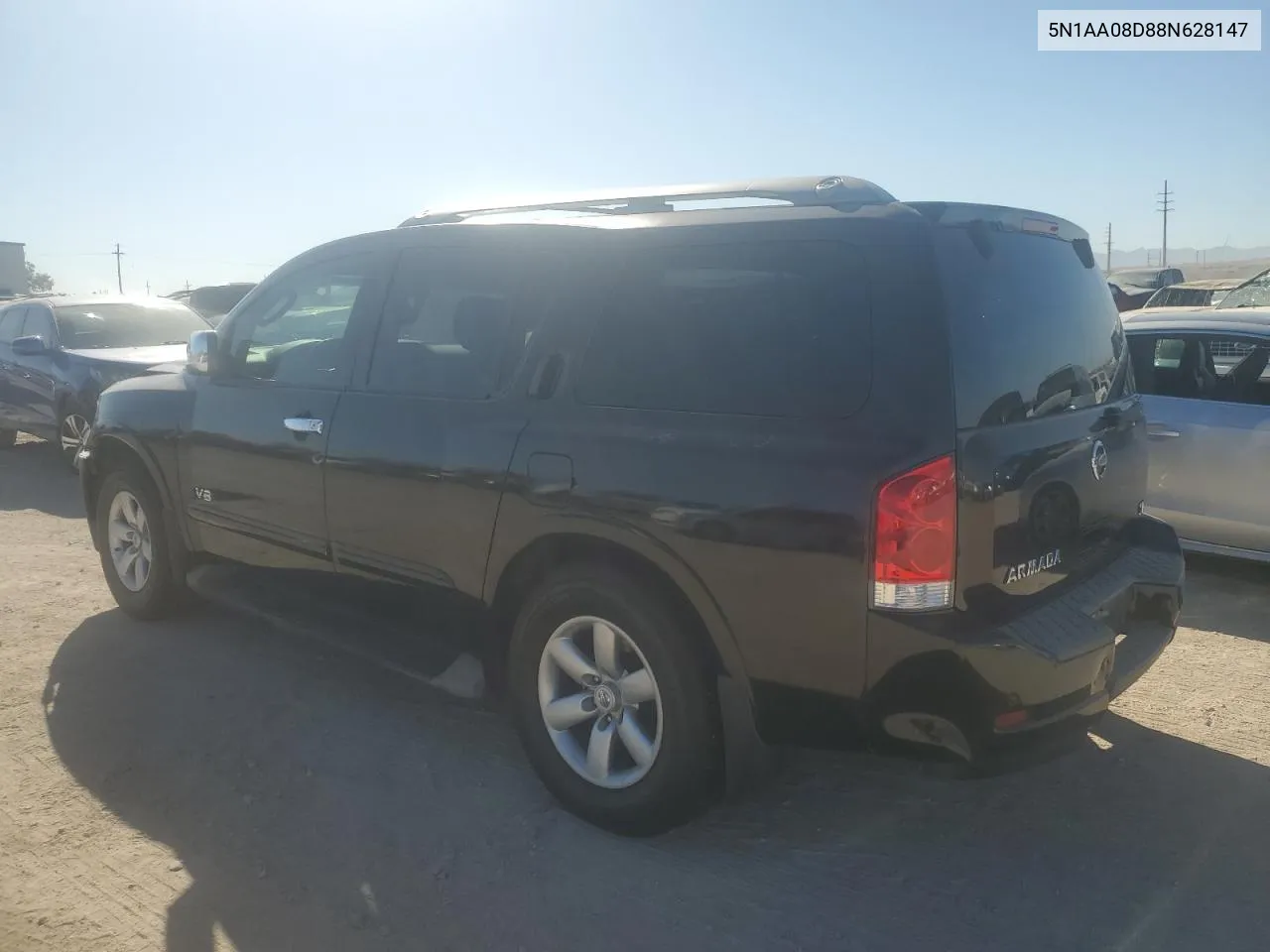 2008 Nissan Armada Se VIN: 5N1AA08D88N628147 Lot: 72567494