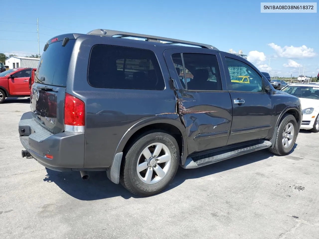 2008 Nissan Armada Se VIN: 5N1BA08D38N618372 Lot: 73167474