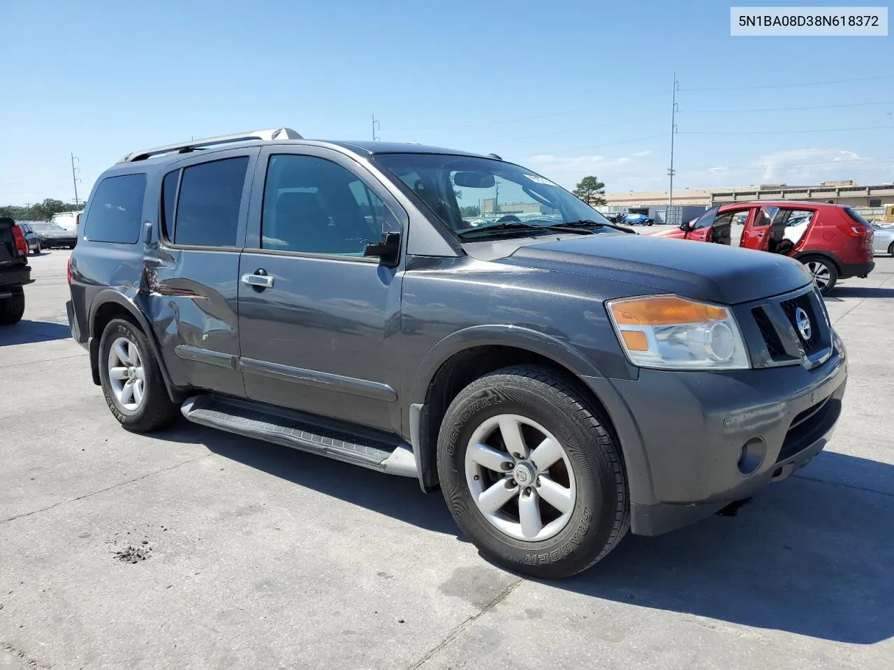 2008 Nissan Armada Se VIN: 5N1BA08D38N618372 Lot: 73167474