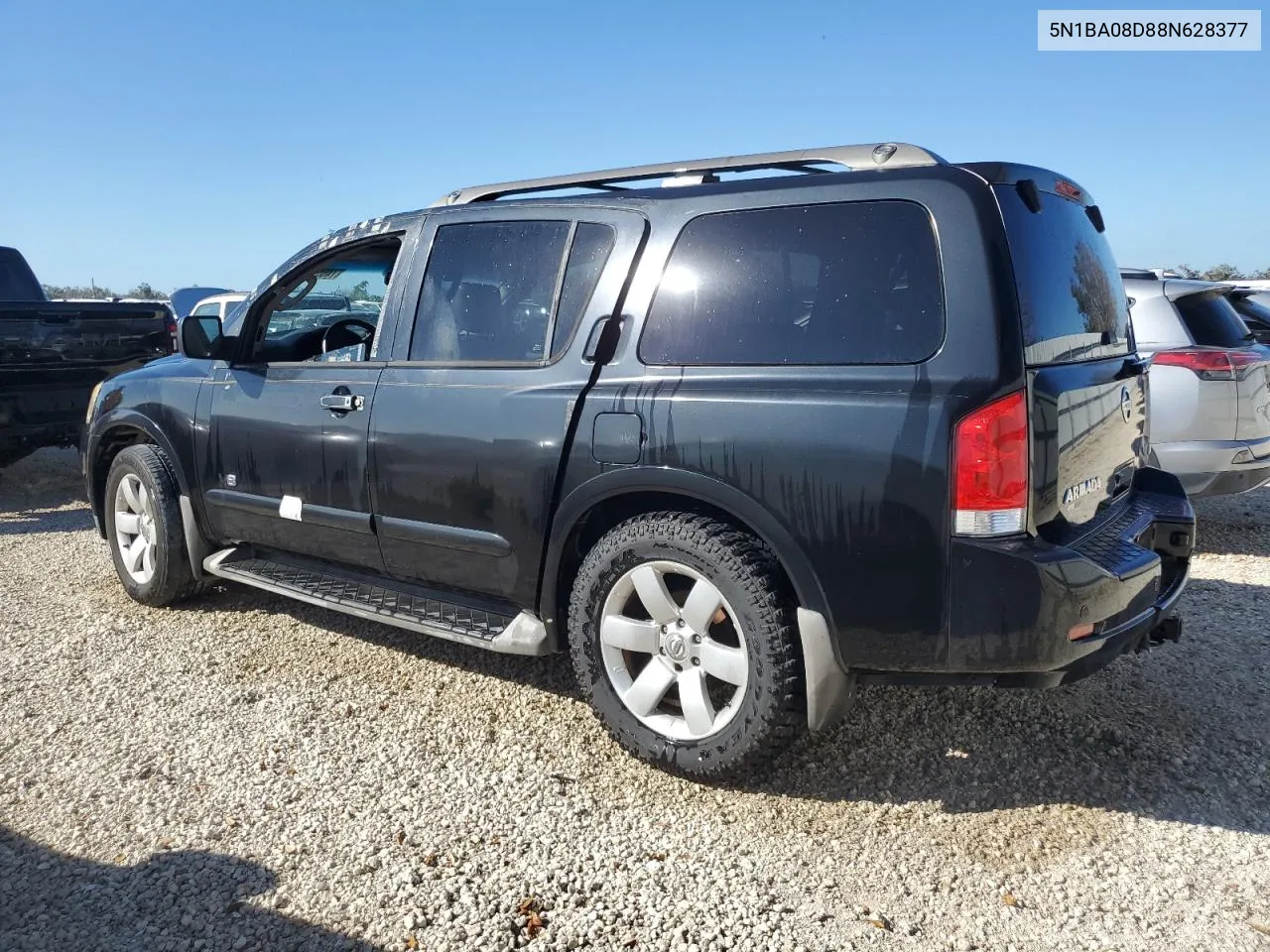 2008 Nissan Armada Se VIN: 5N1BA08D88N628377 Lot: 74609154