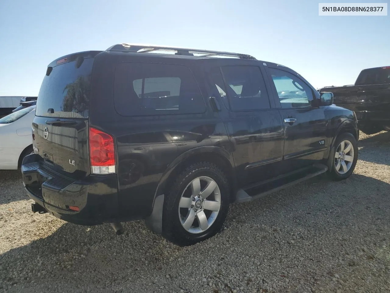 2008 Nissan Armada Se VIN: 5N1BA08D88N628377 Lot: 74609154