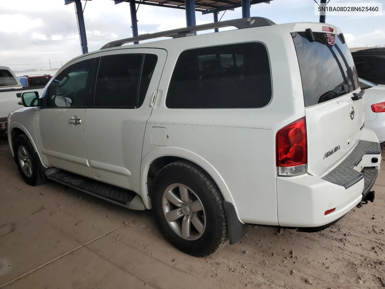 2008 Nissan Armada Se VIN: 5N1BA08D28N625460 Lot: 75030394