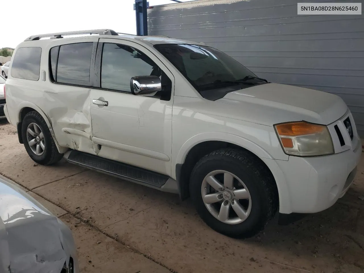 2008 Nissan Armada Se VIN: 5N1BA08D28N625460 Lot: 75030394