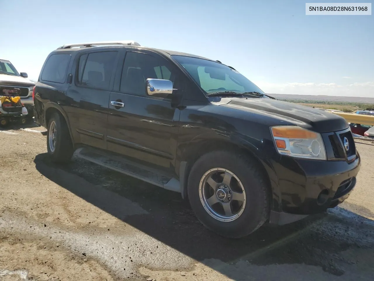 2008 Nissan Armada Se VIN: 5N1BA08D28N631968 Lot: 75499174