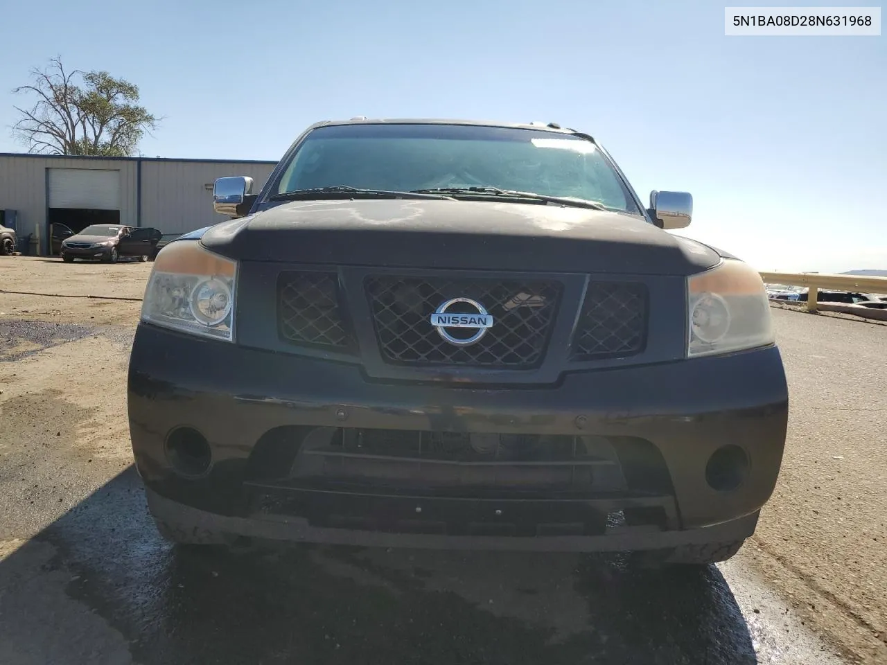 2008 Nissan Armada Se VIN: 5N1BA08D28N631968 Lot: 75499174