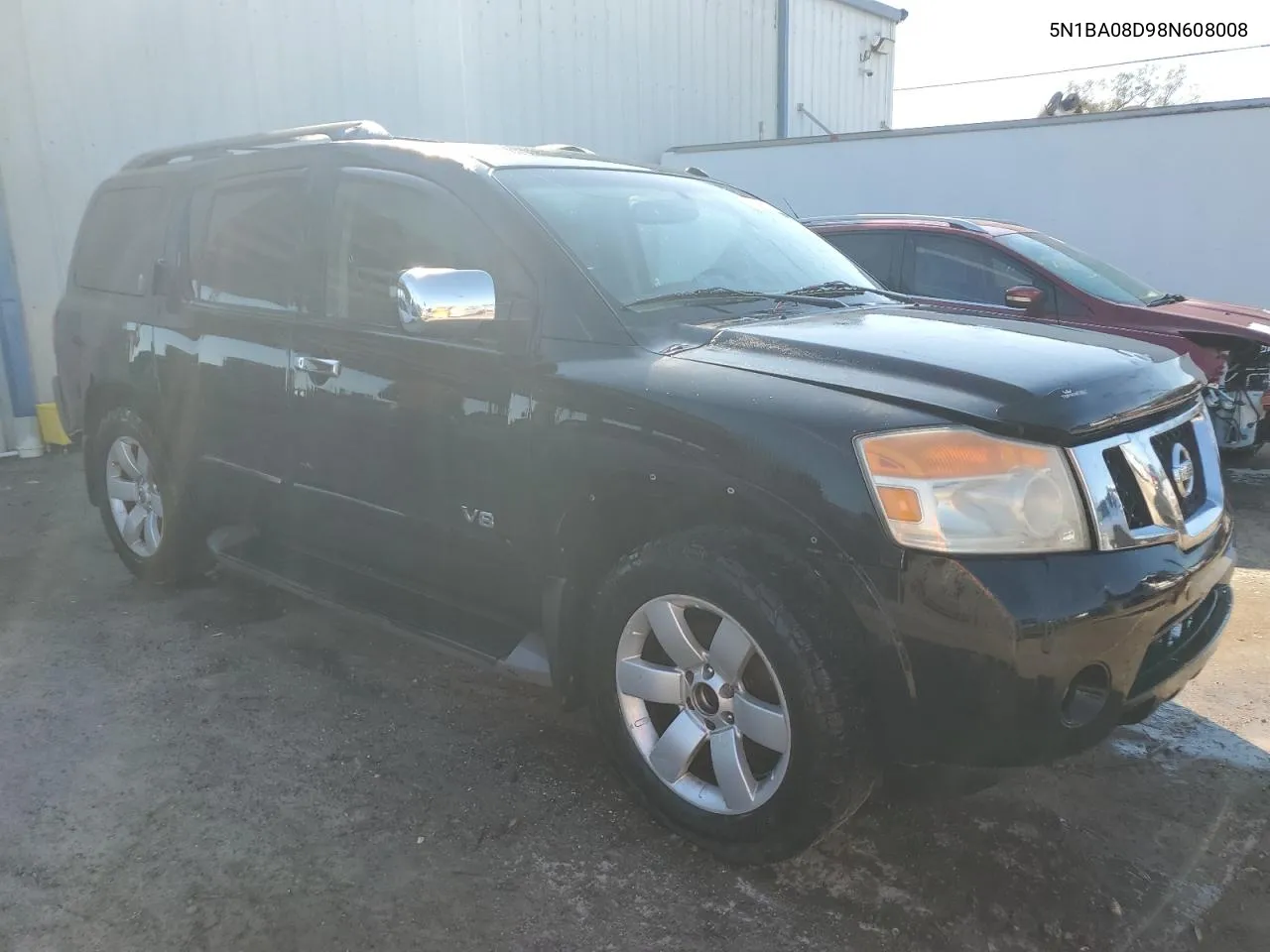 2008 Nissan Armada Se VIN: 5N1BA08D98N608008 Lot: 77896024