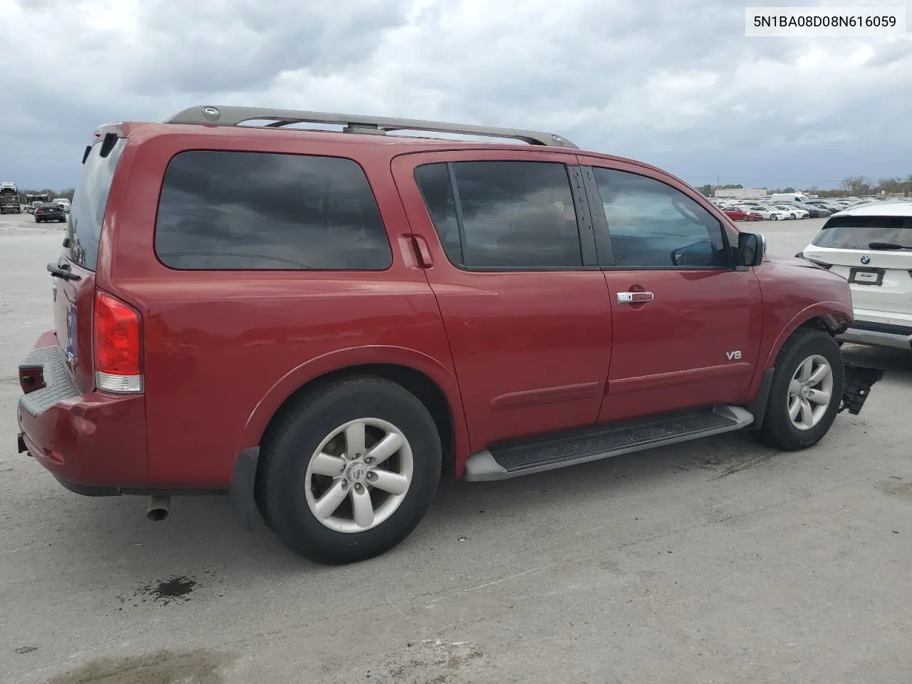 2008 Nissan Armada Se VIN: 5N1BA08D08N616059 Lot: 78608074