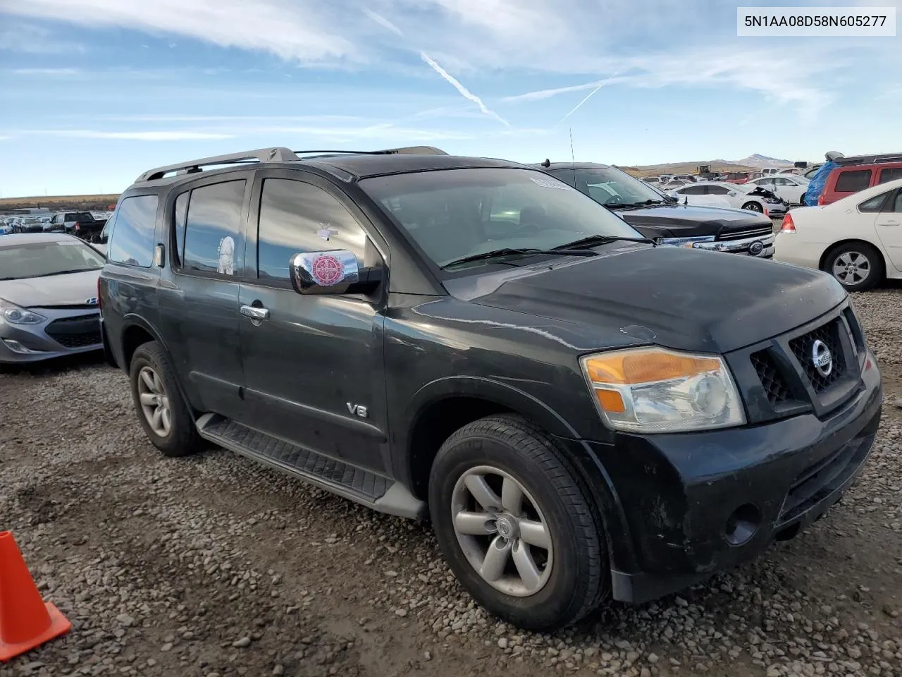 2008 Nissan Armada Se VIN: 5N1AA08D58N605277 Lot: 79184464