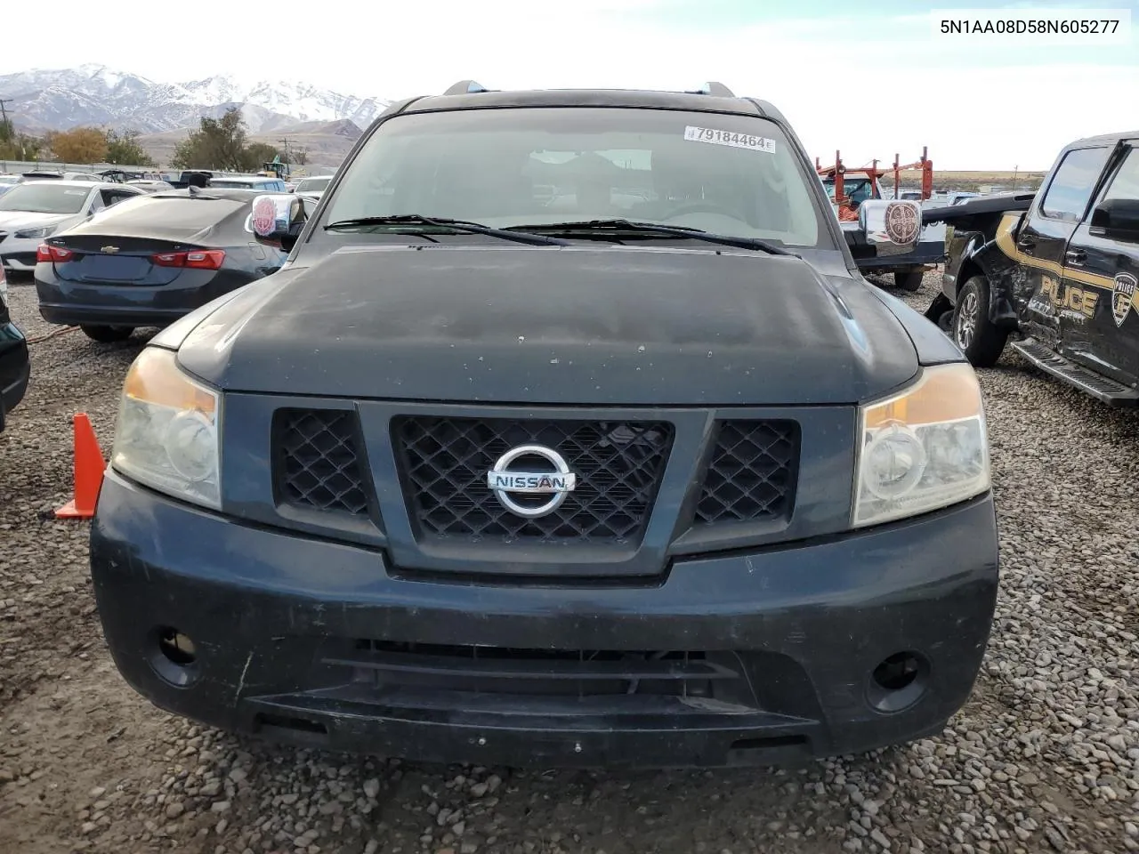 2008 Nissan Armada Se VIN: 5N1AA08D58N605277 Lot: 79184464