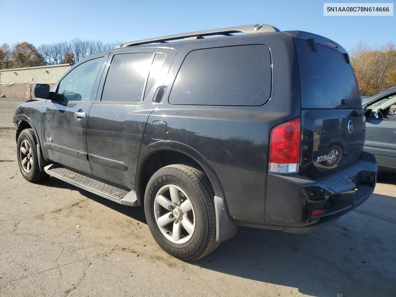 2008 Nissan Armada Se VIN: 5N1AA08C78N614666 Lot: 79279264