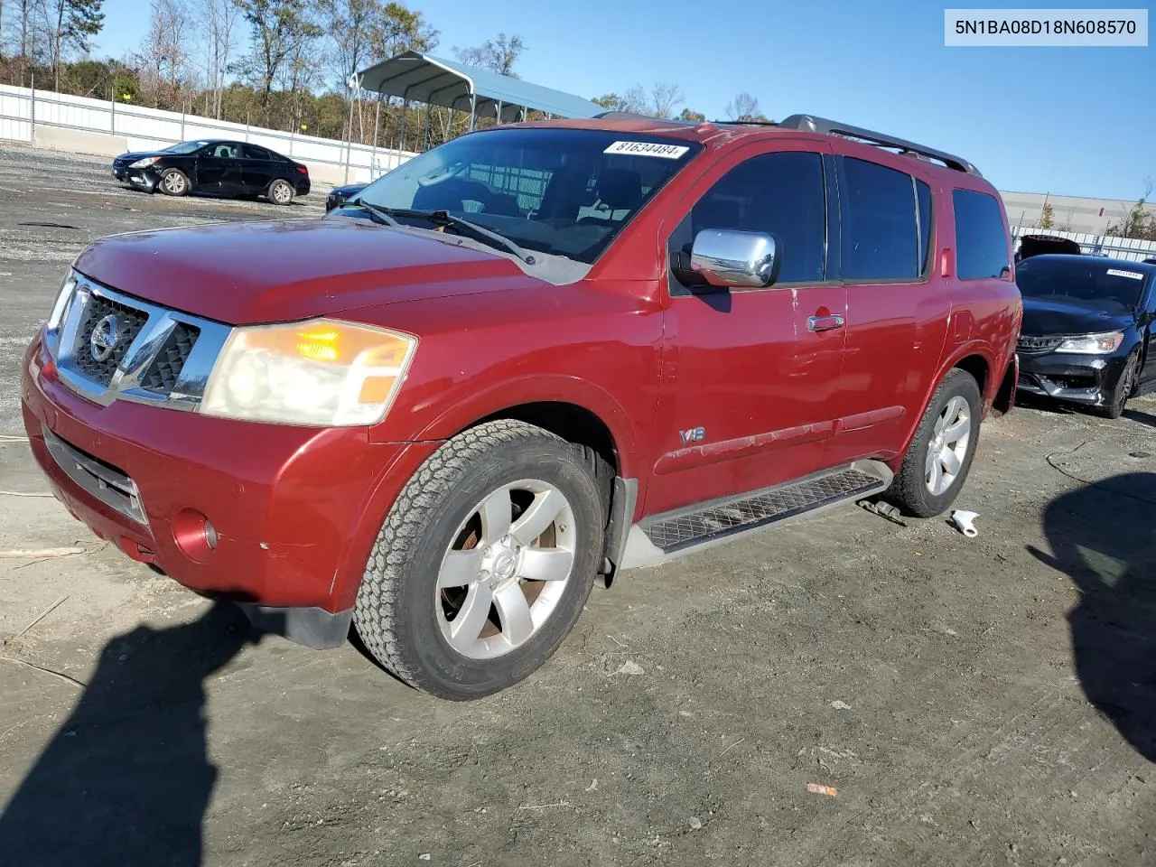 5N1BA08D18N608570 2008 Nissan Armada Se