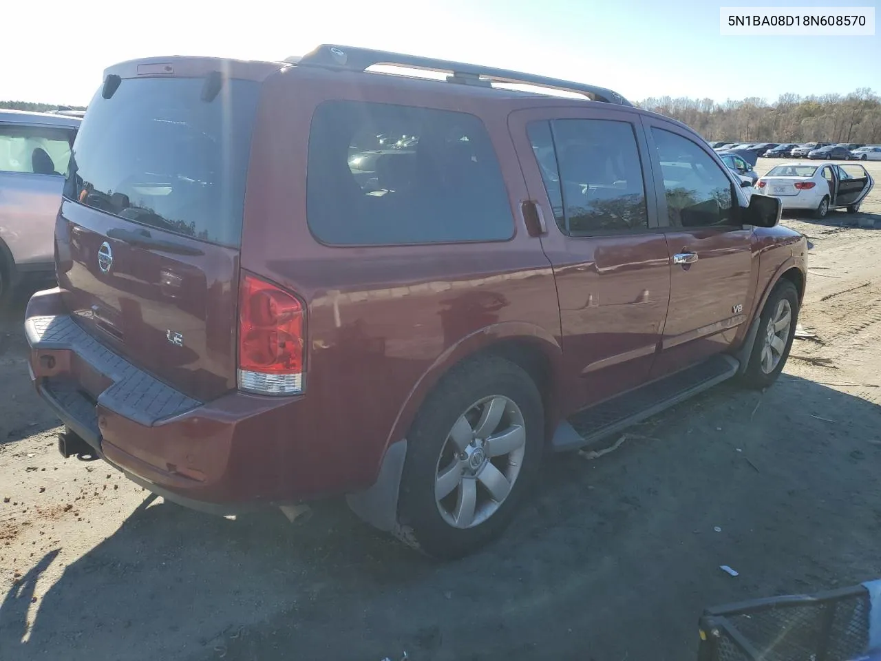 5N1BA08D18N608570 2008 Nissan Armada Se