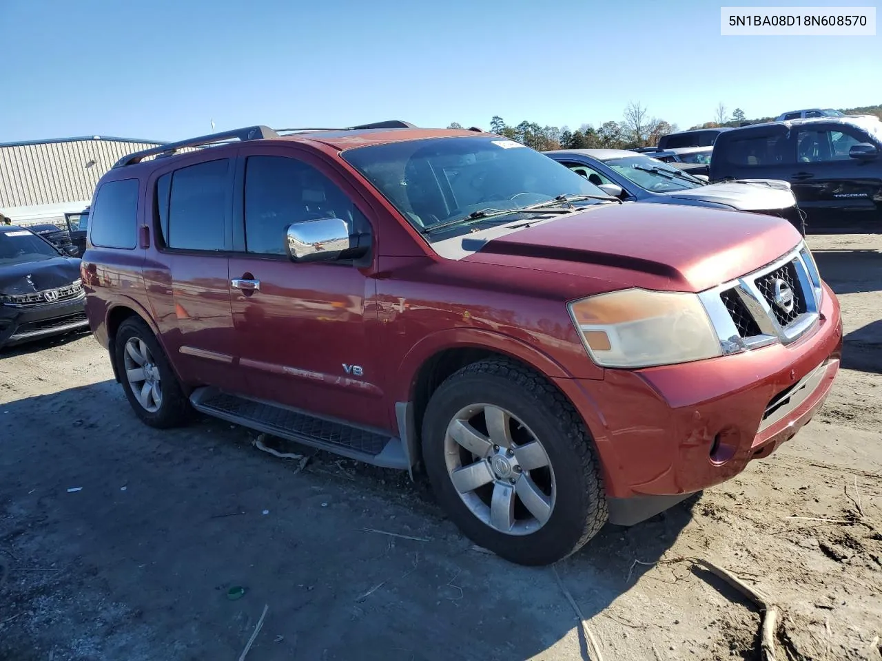 5N1BA08D18N608570 2008 Nissan Armada Se