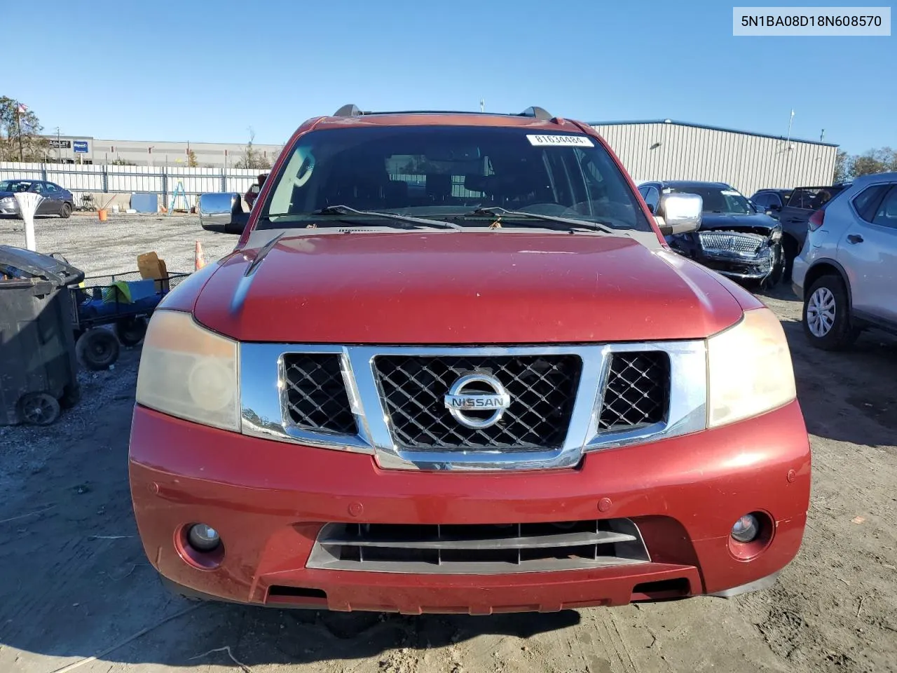 5N1BA08D18N608570 2008 Nissan Armada Se