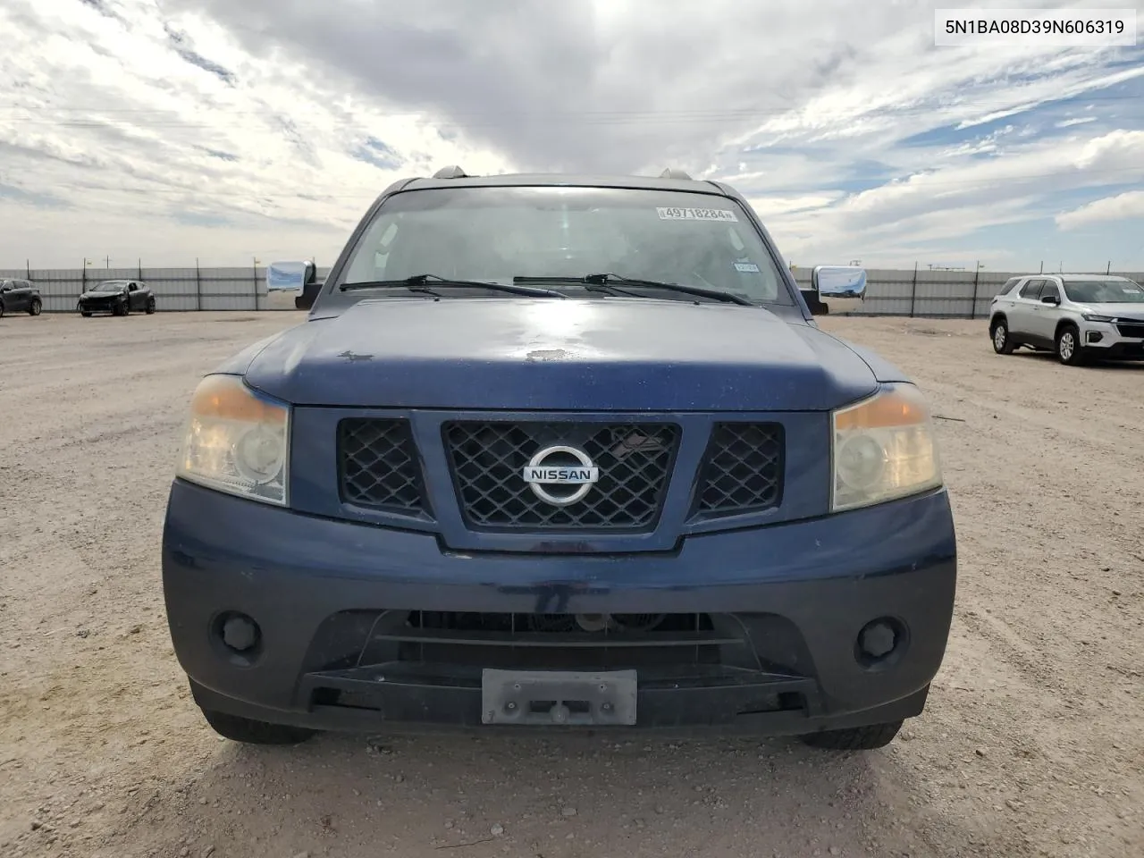 2009 Nissan Armada Se VIN: 5N1BA08D39N606319 Lot: 49718284