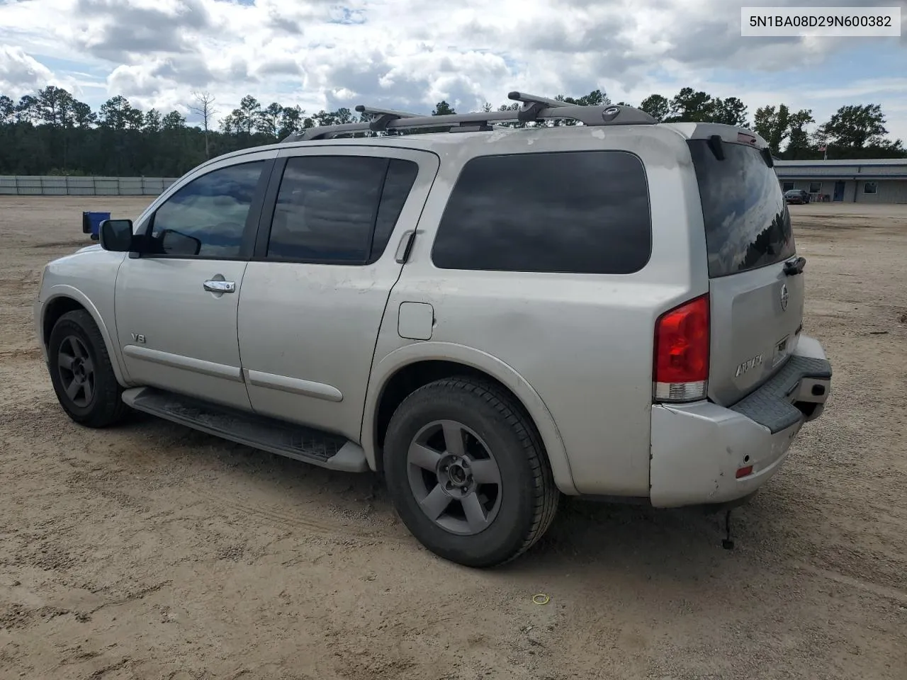 2009 Nissan Armada Se VIN: 5N1BA08D29N600382 Lot: 71728044