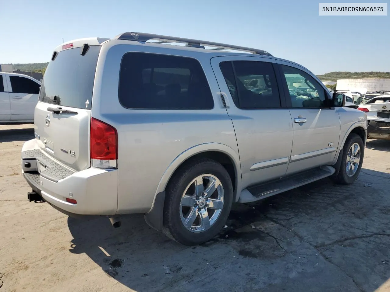 2009 Nissan Armada Se VIN: 5N1BA08C09N606575 Lot: 72443574