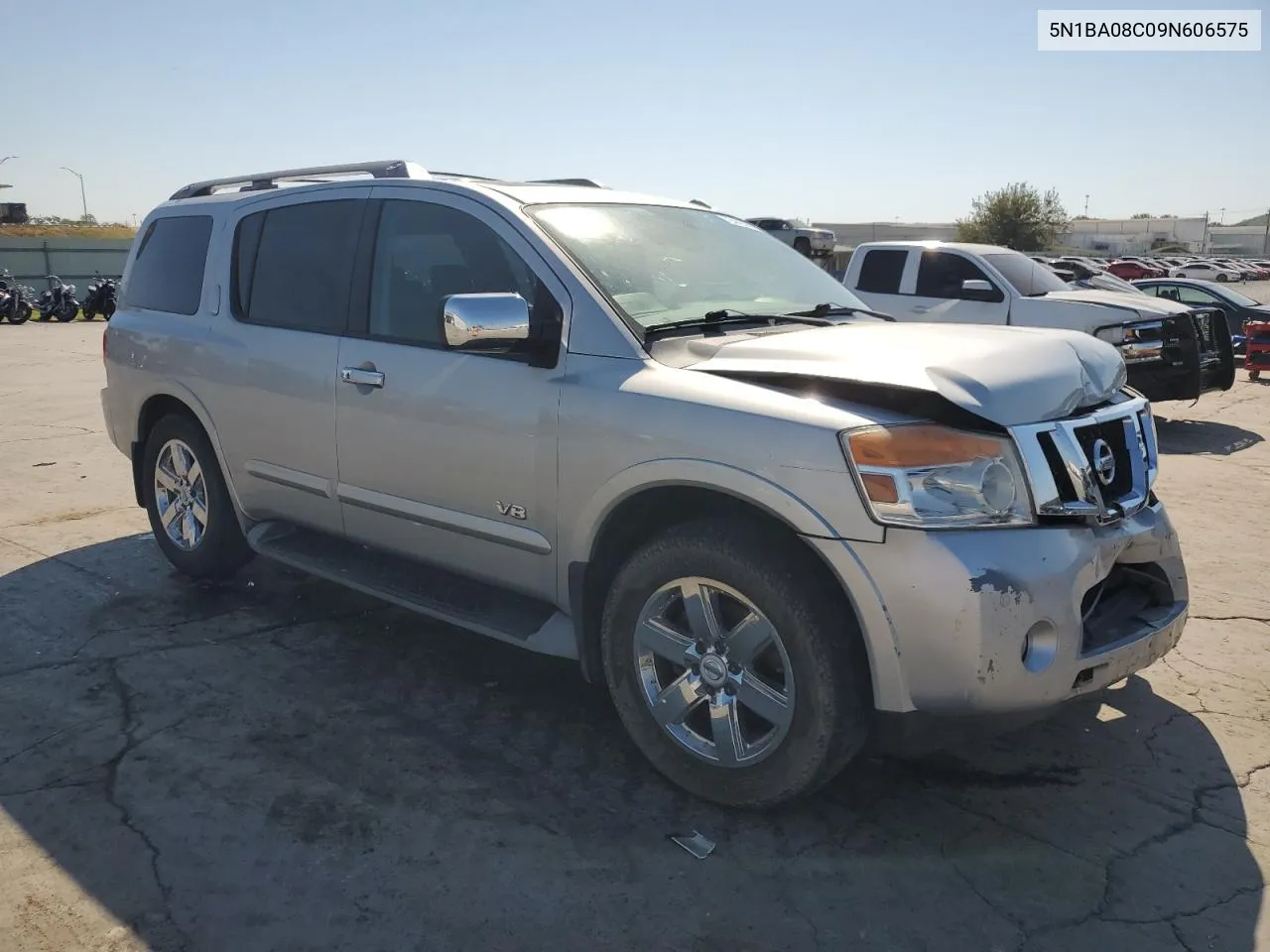 2009 Nissan Armada Se VIN: 5N1BA08C09N606575 Lot: 72443574