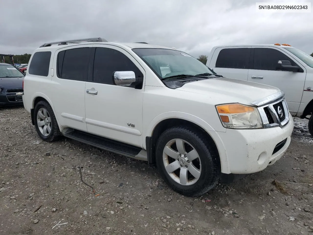 2009 Nissan Armada Se VIN: 5N1BA08D29N602343 Lot: 72568434