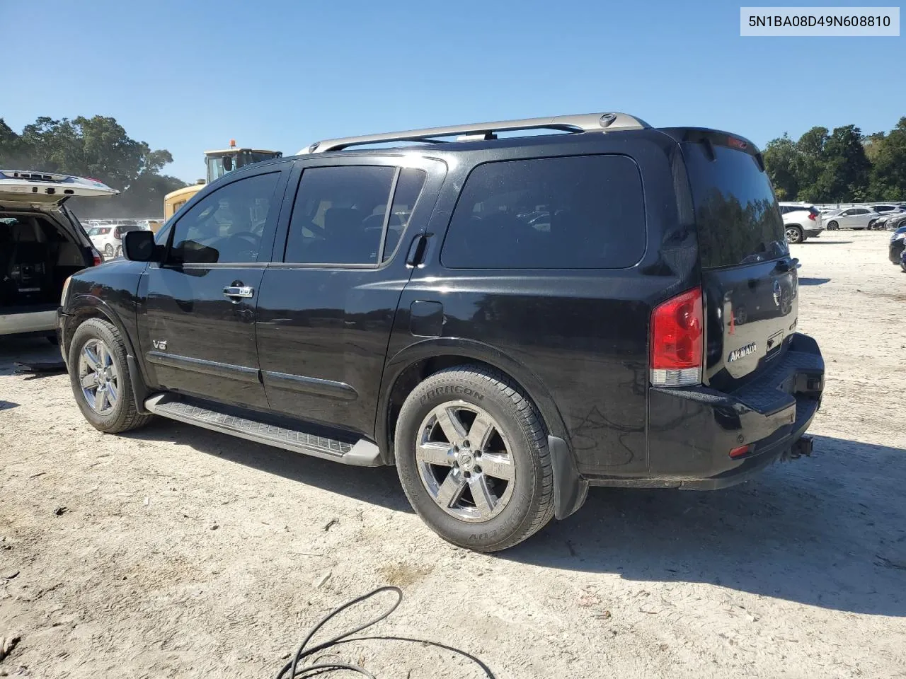 2009 Nissan Armada Se VIN: 5N1BA08D49N608810 Lot: 77240474