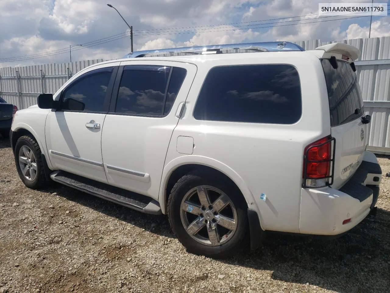 2010 Nissan Armada Platinum VIN: 5N1AA0NE5AN611793 Lot: 52030133