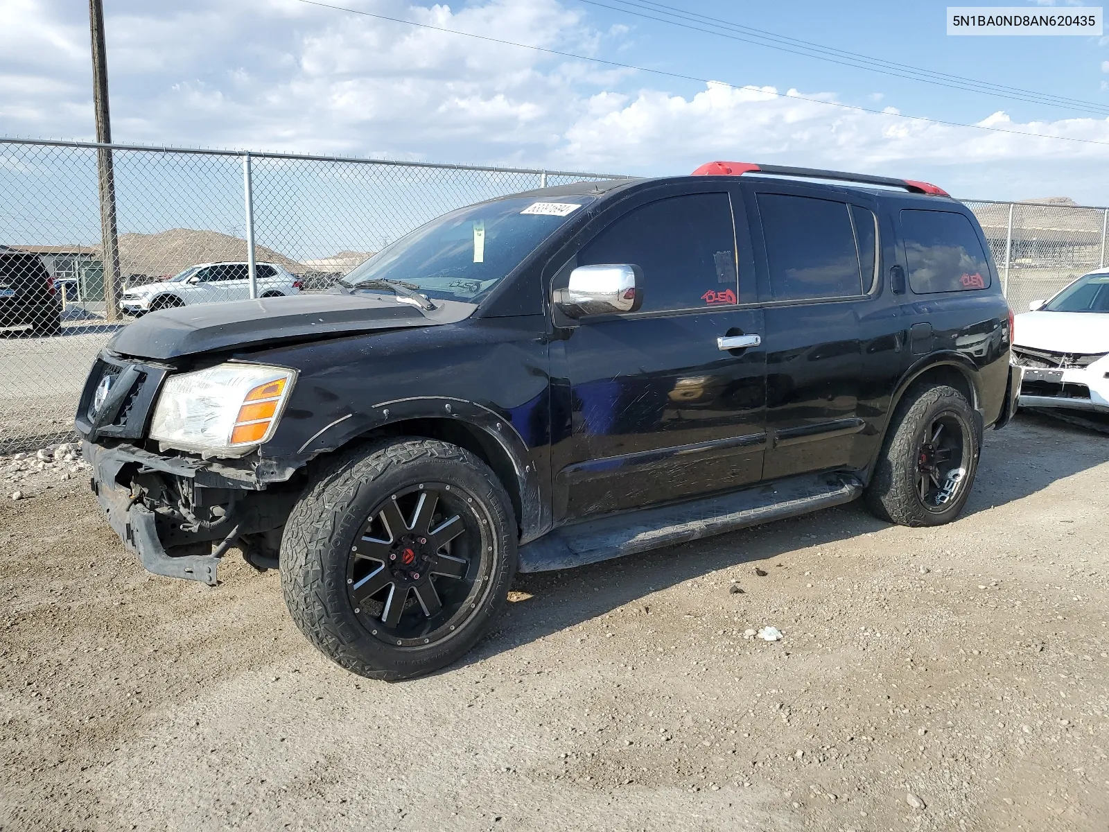 2010 Nissan Armada Se VIN: 5N1BA0ND8AN620435 Lot: 63391694