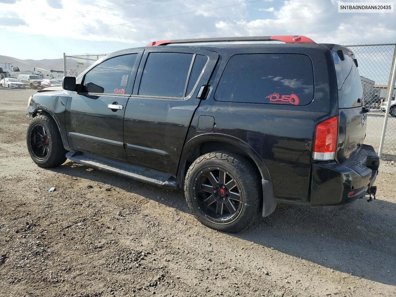 2010 Nissan Armada Se VIN: 5N1BA0ND8AN620435 Lot: 63391694