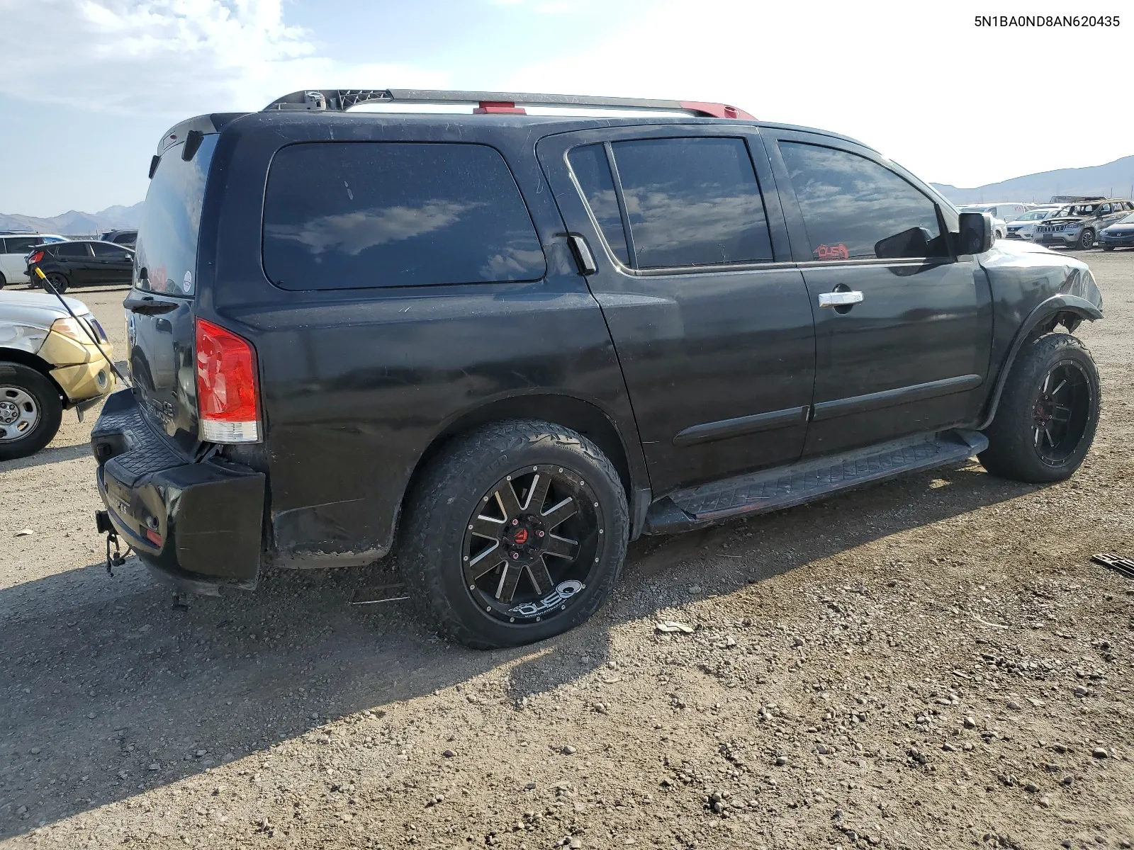 2010 Nissan Armada Se VIN: 5N1BA0ND8AN620435 Lot: 63391694