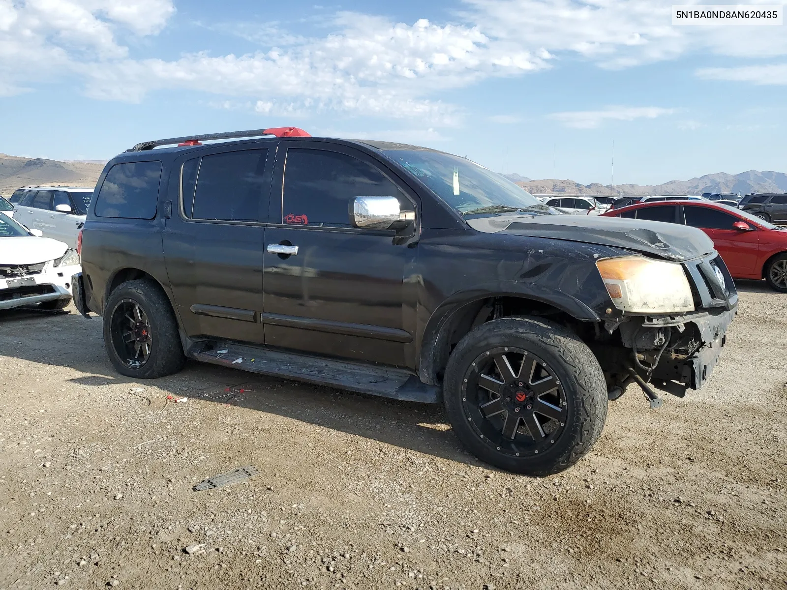 2010 Nissan Armada Se VIN: 5N1BA0ND8AN620435 Lot: 63391694