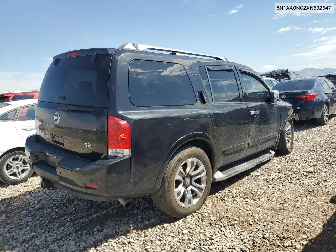 2010 Nissan Armada Se VIN: 5N1AA0NC2AN602547 Lot: 67528724