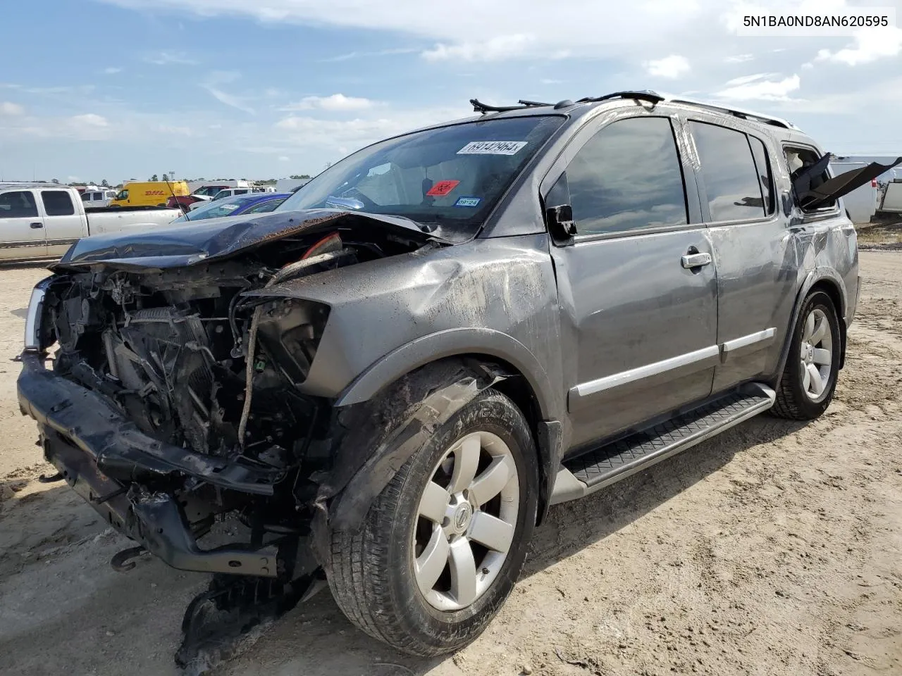 2010 Nissan Armada Se VIN: 5N1BA0ND8AN620595 Lot: 69142964