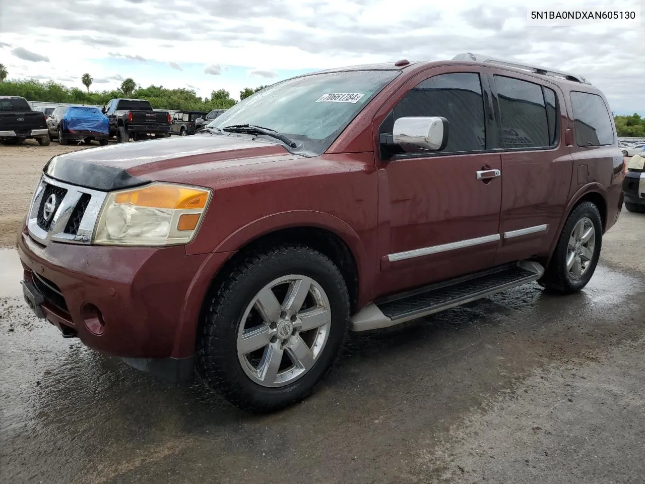 2010 Nissan Armada Se VIN: 5N1BA0NDXAN605130 Lot: 70661784