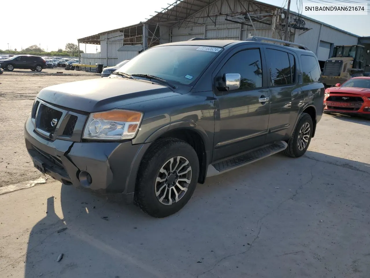 2010 Nissan Armada Se VIN: 5N1BA0ND9AN621674 Lot: 72160624