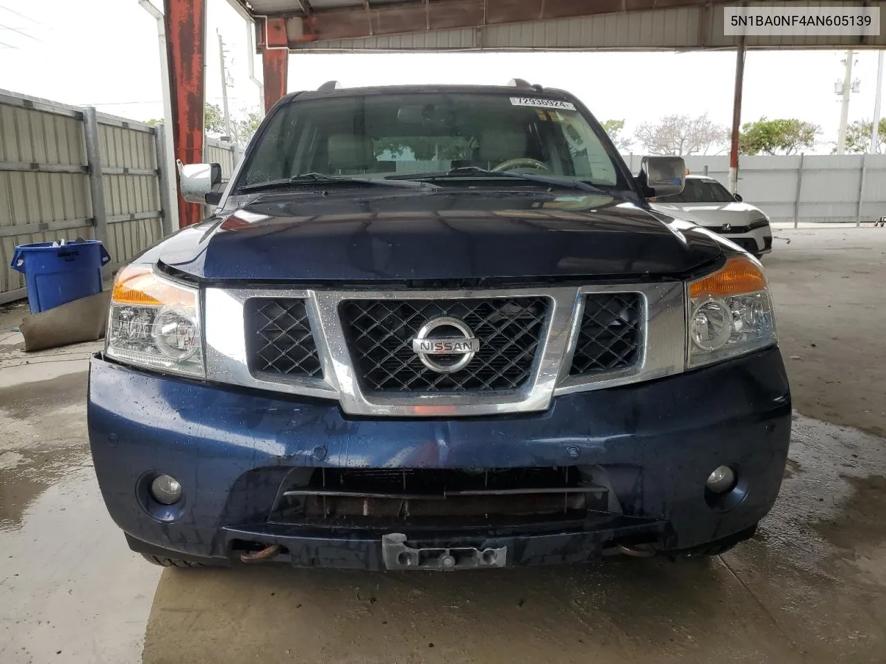 2010 Nissan Armada Platinum VIN: 5N1BA0NF4AN605139 Lot: 72936924