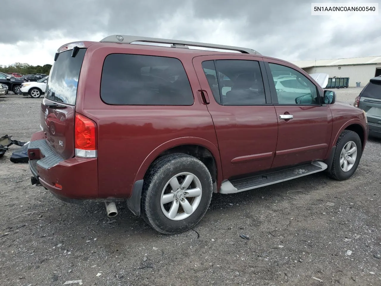 2010 Nissan Armada Se VIN: 5N1AA0NC0AN600540 Lot: 73143454