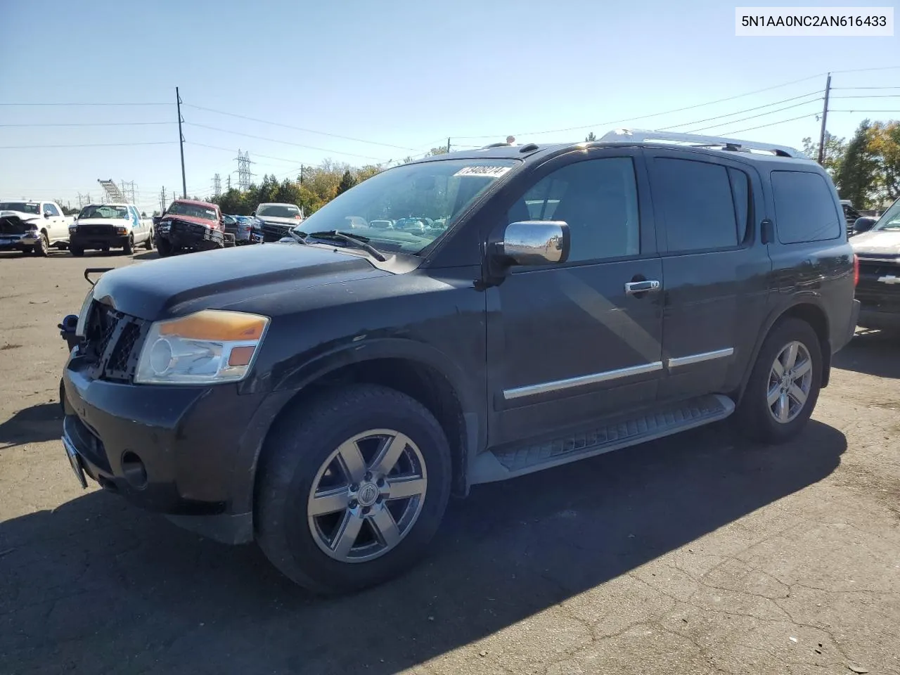 2010 Nissan Armada Se VIN: 5N1AA0NC2AN616433 Lot: 73409274