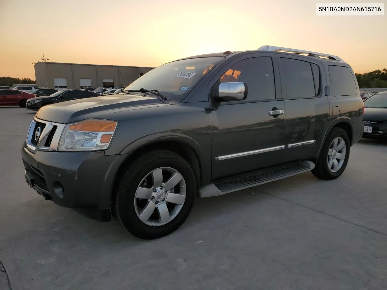 2010 Nissan Armada Se VIN: 5N1BA0ND2AN615716 Lot: 73530354