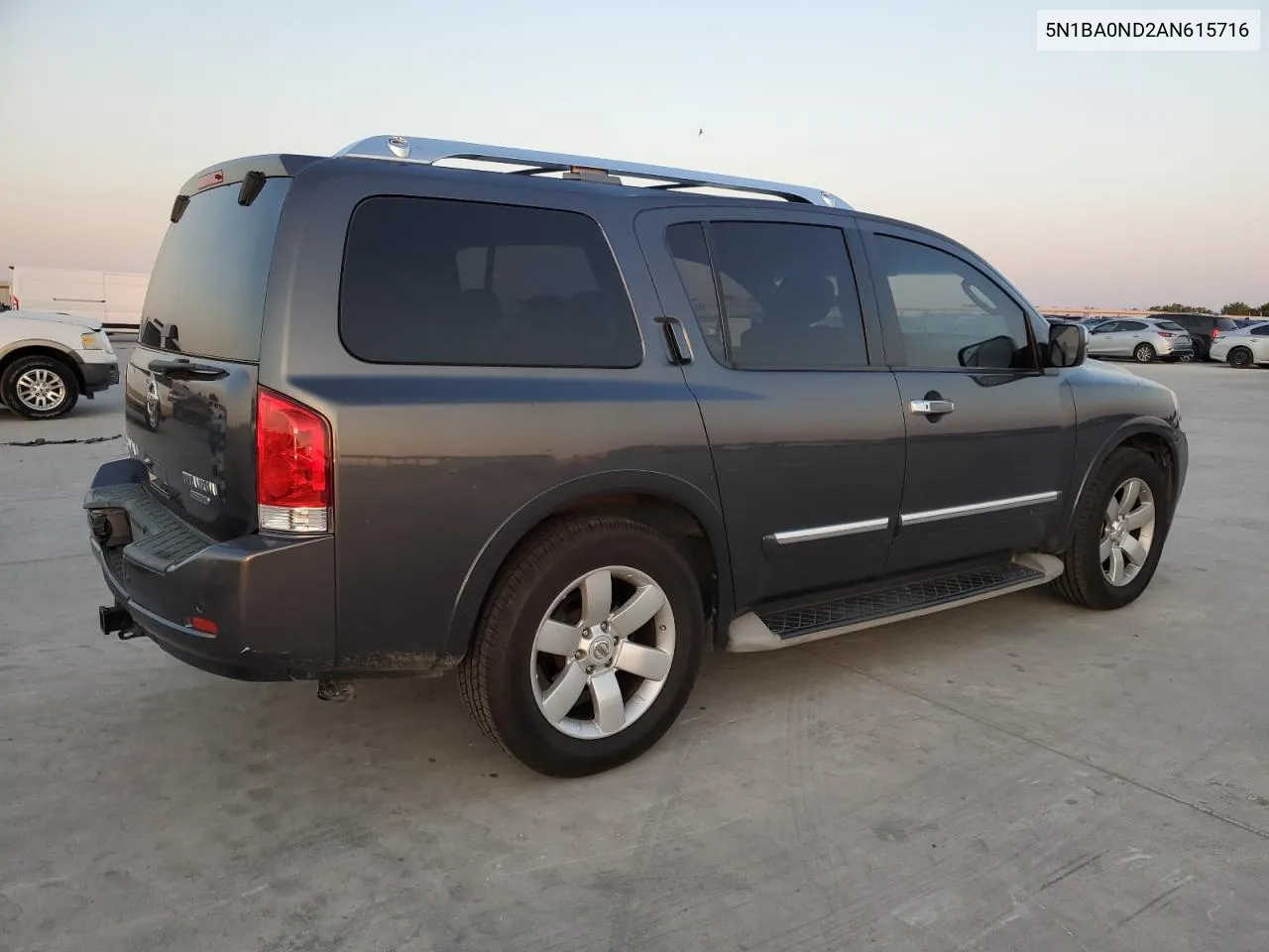 2010 Nissan Armada Se VIN: 5N1BA0ND2AN615716 Lot: 73530354